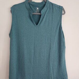 $ Teal Sleeveless Activewear Top - Size XL